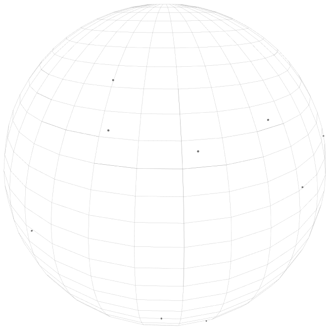 Wireframe globe artwork used on the Urtentic website